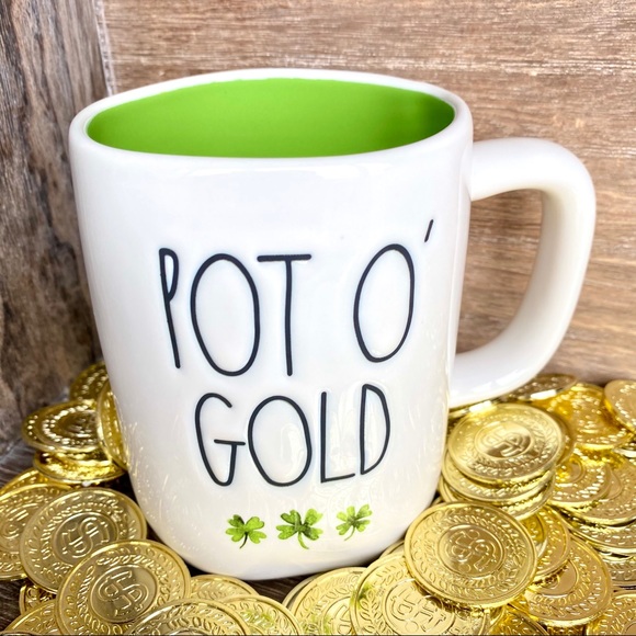 Rae Dunn Accessories - NEW Rae Dunn - 🍀POT O’ GOLD🍀 cute Coffee Mug/Cup